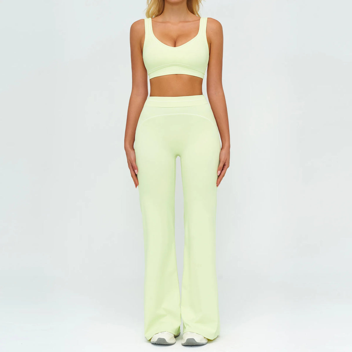 Fitness Suit 2PCS Yoga Set Women's Tracksuit Sports Outfits Gym Running Push Up Sportswear Legging Athletic Wear Workout Clothes