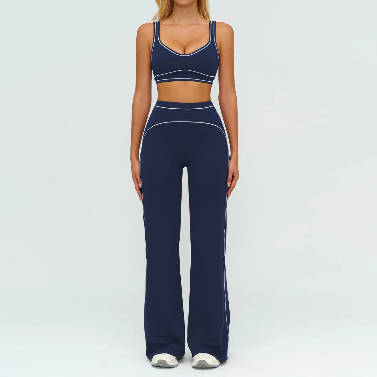 Fitness Suit 2PCS Yoga Set Women's Tracksuit Sports Outfits Gym Running Push Up Sportswear Legging Athletic Wear Workout Clothes