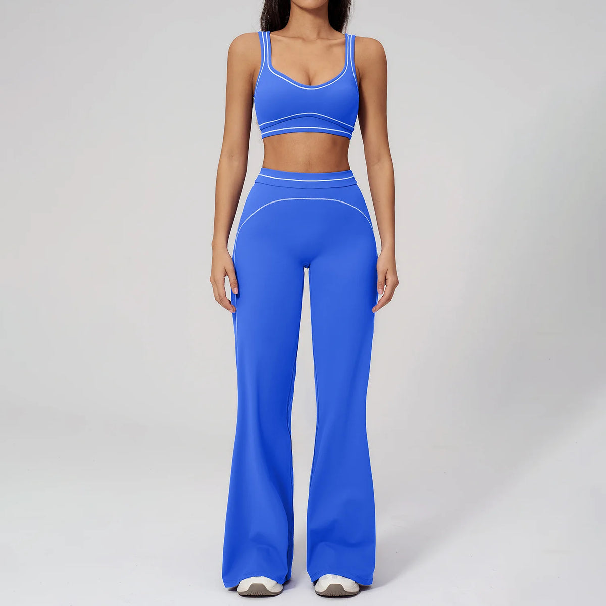 Fitness Suit 2PCS Yoga Set Women's Tracksuit Sports Outfits Gym Running Push Up Sportswear Legging Athletic Wear Workout Clothes